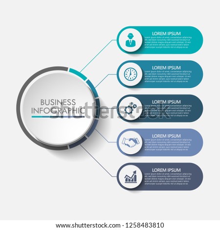 Business data visualization. timeline infographic icons designed for abstract background template milestone element modern diagram process technology digital marketing data presentation chart Vector