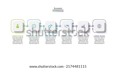 Business data visualization. timeline infographic icons designed for abstract background template