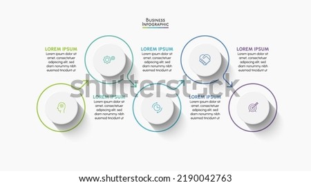 Business data visualization. timeline infographic icons designed for abstract background template