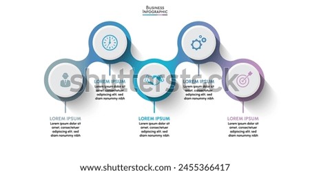 Business data visualization. timeline infographic icons designed for abstract background template