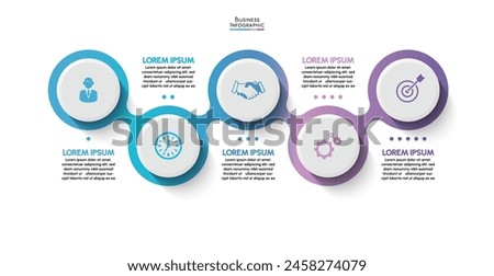 Business data visualization. timeline infographic icons designed for abstract background template