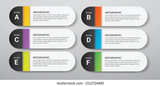Business data visualization.Steps  Process chart. Abstract elements of graph, diagram with steps, options, parts or processes. Vector business template for presentation Vector Design