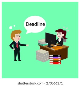 business and deadline concept.