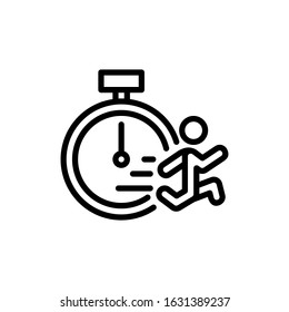  Business, deadline icon, elements of Business and Financial icon set, premium line icon for web design and app development