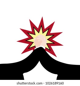 Business deal of business man shake hands. Business agreements for collaboration, vector illustration