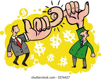 Business deal (Vector)