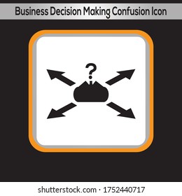 Business Decision Making Confusion Icon