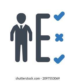 Business decision making icon.(vector illustration)