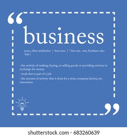 Business definition