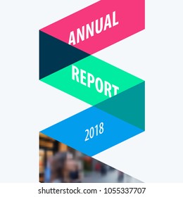 Business design of abstract vector elements for graphic template. Modern background