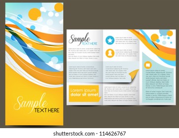 Business design, brochure