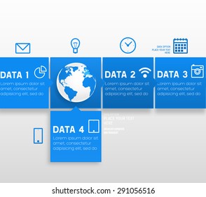 Business Design can be used for Flyer, Brochure Design Templates, Workflow Layout, Number Options and Processes Steps. Mobile Technologies, Applications and Online Services Infographic Concept.