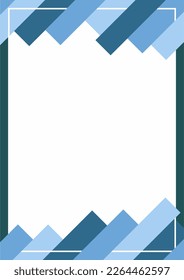 Business design. Card, frame, border, post, banner or cover. Empty space. 