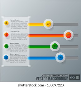 Business design concept. Background. Vector Illustration, eps10, contains transparencies.