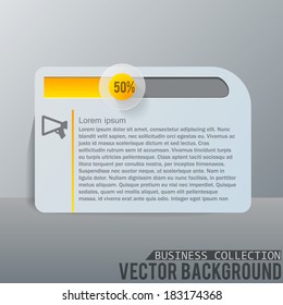 Business design concept. Background. Vector Illustration, eps10, contains transparencies.