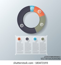 Business design concept. Background. Vector Illustration, eps10, contains transparencies.