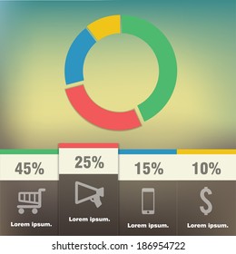 Business design concept. Background. Vector Illustration, eps10, contains transparencies.