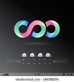 Business design element  icon, three-dimensional quality icon  with a lot of variety ideal for business , flayer and presentation.