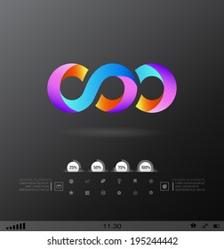 Business design element  icon, three-dimensional quality icon  with a lot of variety ideal for business , flayer and presentation.
