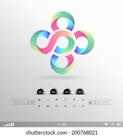 Business design element  icon, three-dimensional quality icon  with a lot of variety ideal for business , flayer and presentation.
