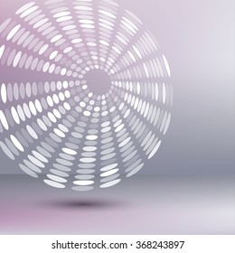 Business design element  On 3d Background for presentation of your product - Vector Illustration, Graphic Design.