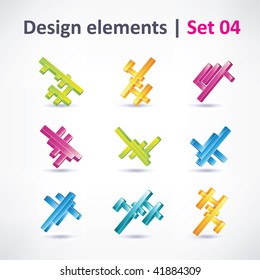 Business Design Elemente ( Icon ) für Druck und Web. Vektorgrafik