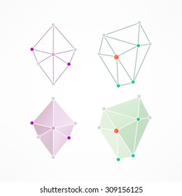 Elementos de diseño de negocio ( icono ) para imprimir y web. vector