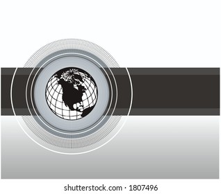 business design ellements,earth globe map circuit,vector illustration scalable at any size