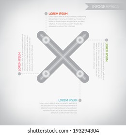 Business design infographics, vector eps10