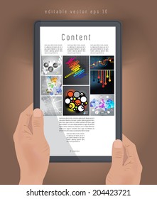 Business Design-Layout für Präsentation oder eBook 