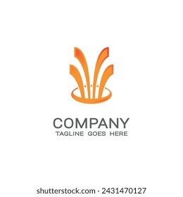 business design logo vector in justice style.
