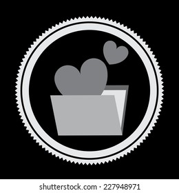 Business design over black background,  vector illustration