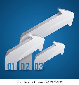 Business design over blue background, vector illustration.