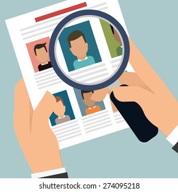 Business design over blue background, vector illustration.