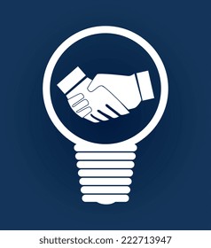 Business design over blue background,vector illustration