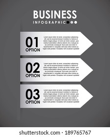 Business design over gray background ,vector illustration