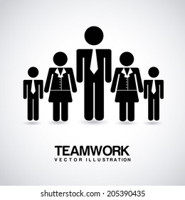 business design over gray background vector illustration