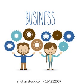 business design over white background vector illustration 