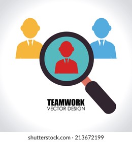 Business design over white background, vector illustration