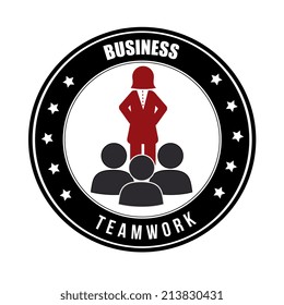 Business design over white background, vector illustration
