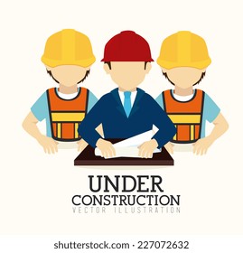 Business design over white background, vector illustration