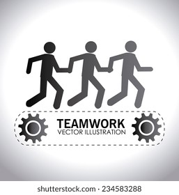 Business design over white background, vector illustration 