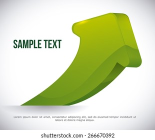 Business design over white background, vector illustration.
