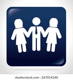 Business design over white background, vector illustration.