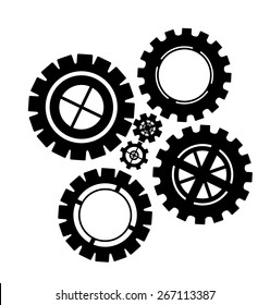 Business design over white background, vector illustration