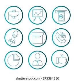 Business design over white background, vector illustration.
