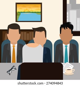 Business design over white background, vector illustration.
