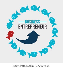 Business design over white background, vector illustration.