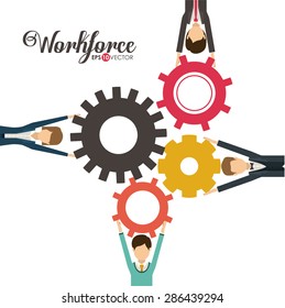 Business design over white background, vector illustration