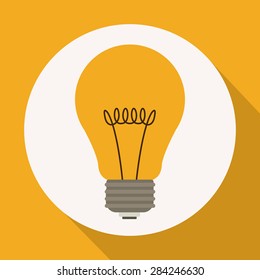 Business design over yellow background, vector illustration